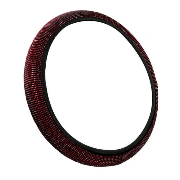 Steering Wheel Cover In Red - Picture 2 of 5